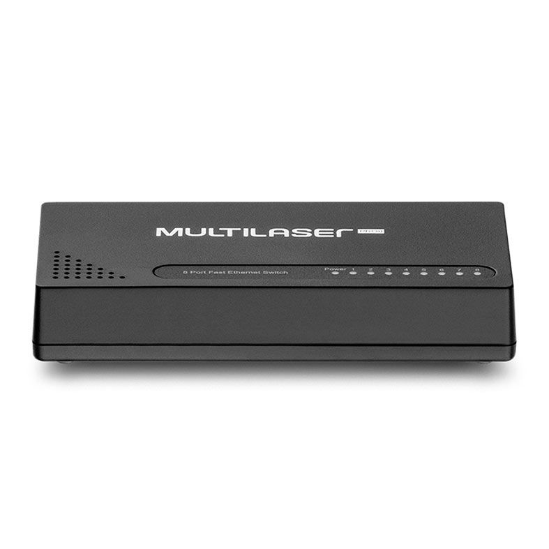 Switch Multi Pro, 8 Portas, 10/100 Mbps, Preto, RE115