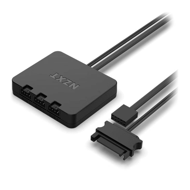 Kit Ventoinha NZXT F140RGB Core, 2x140mm, Preto, RF-C14DF-B1