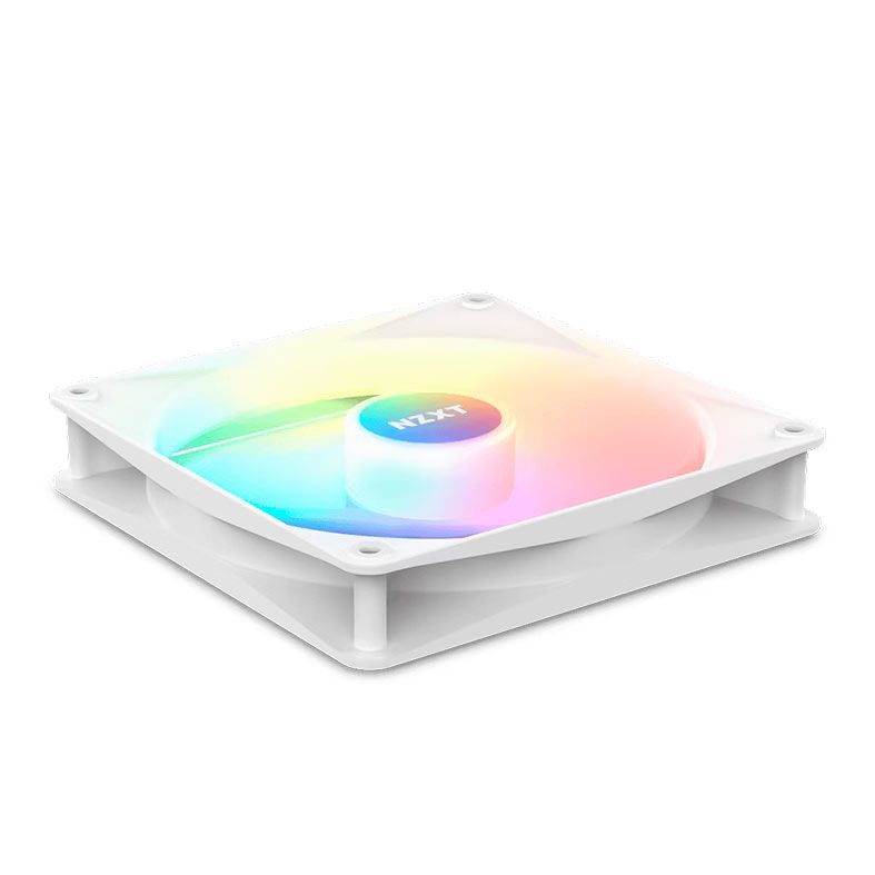 Kit Ventoinha NZXT F140RGB Core, 2x140mm, Branco, RF-C14DF-W1
