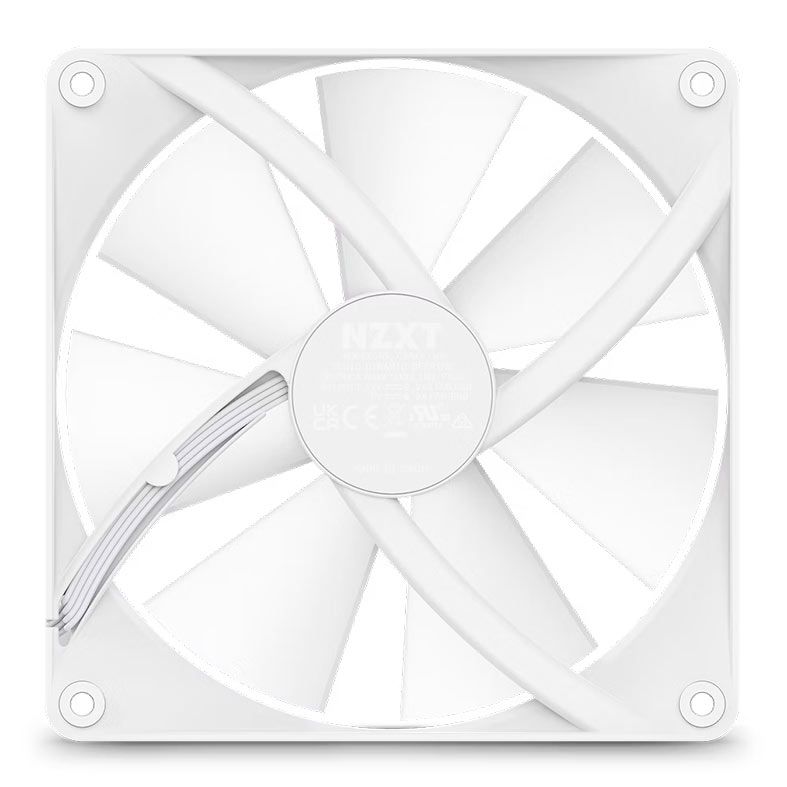 Ventoinha NZXT F140RGB CORE, 140mm, Branco, RF-C14SF-W1