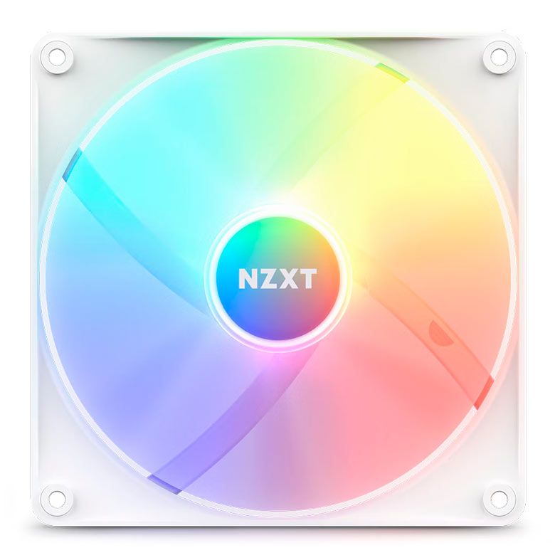 Ventoinha NZXT F140RGB CORE, 140mm, Branco, RF-C14SF-W1