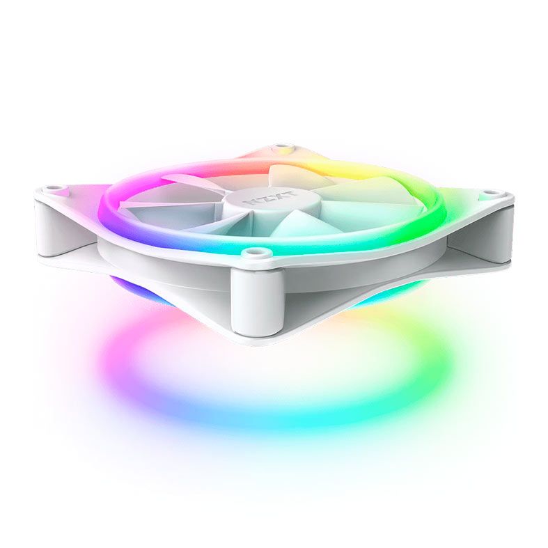 Kit Ventoinhas NZXT F120RGB DUO, 3x120mm, Branco, RF-D12TF-W1