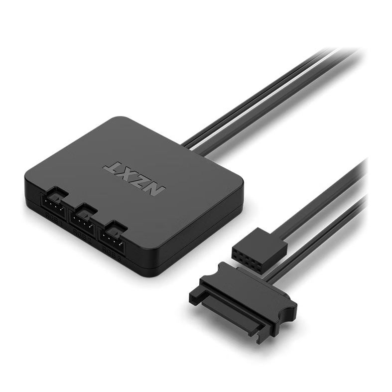 Kit Ventoinhas NZXT F120RGB DUO, 3x120mm, Branco, RF-D12TF-W1