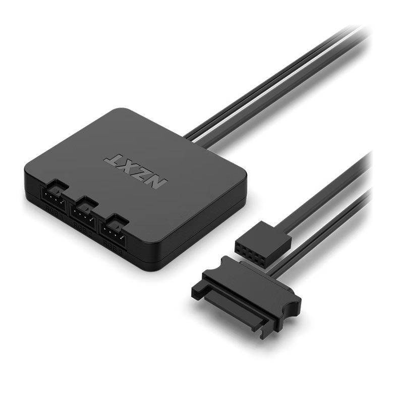 Kit Ventoinhas NZXT F140RGB DUO, 2x140mm, Preto, RF-D14DF-B1