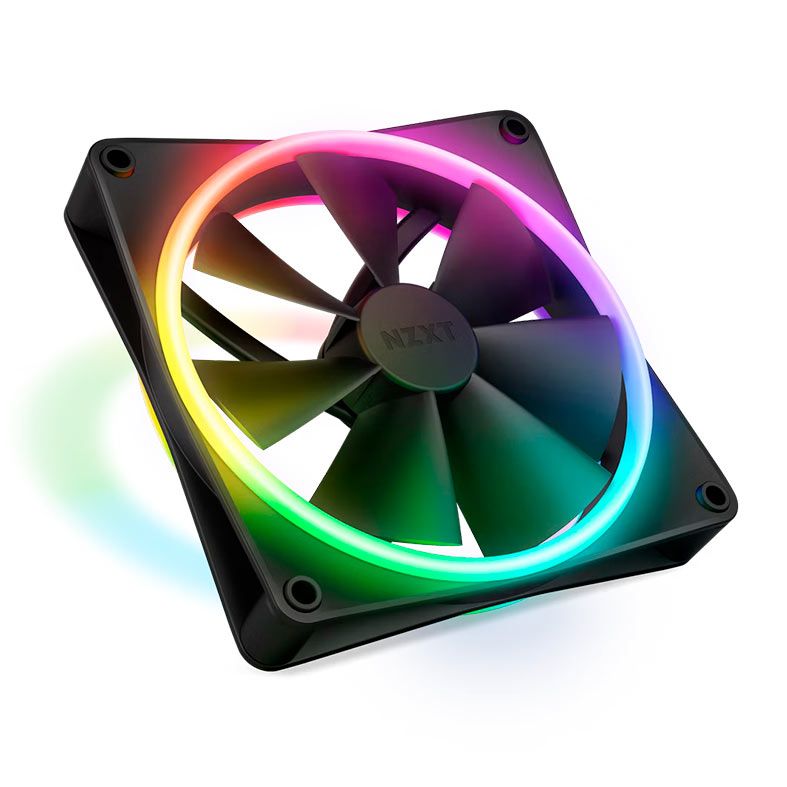 Ventoinha NZXT F140 RGB Duo,140mm, Preto, RF-D14SF-B1