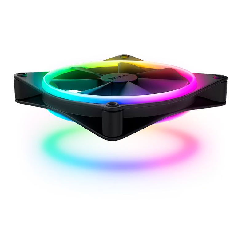 Ventoinha NZXT F140 RGB Duo,140mm, Preto, RF-D14SF-B1