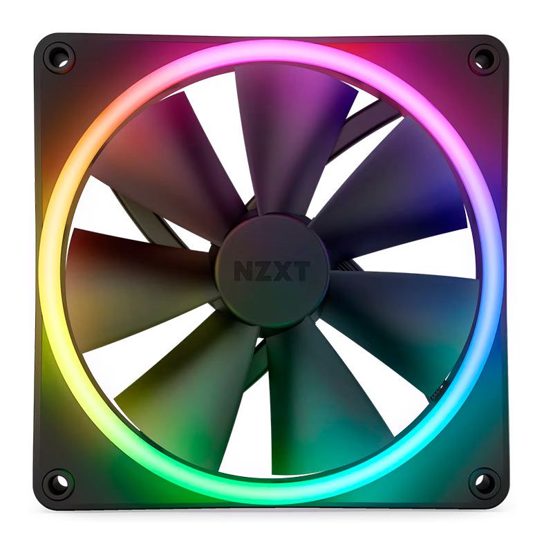 Ventoinha NZXT F140 RGB Duo,140mm, Preto, RF-D14SF-B1