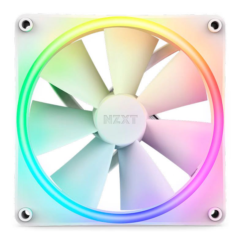 Ventoinha NZXT F140RGB DUO, 140mm, Branco, RF-D14SF-W1