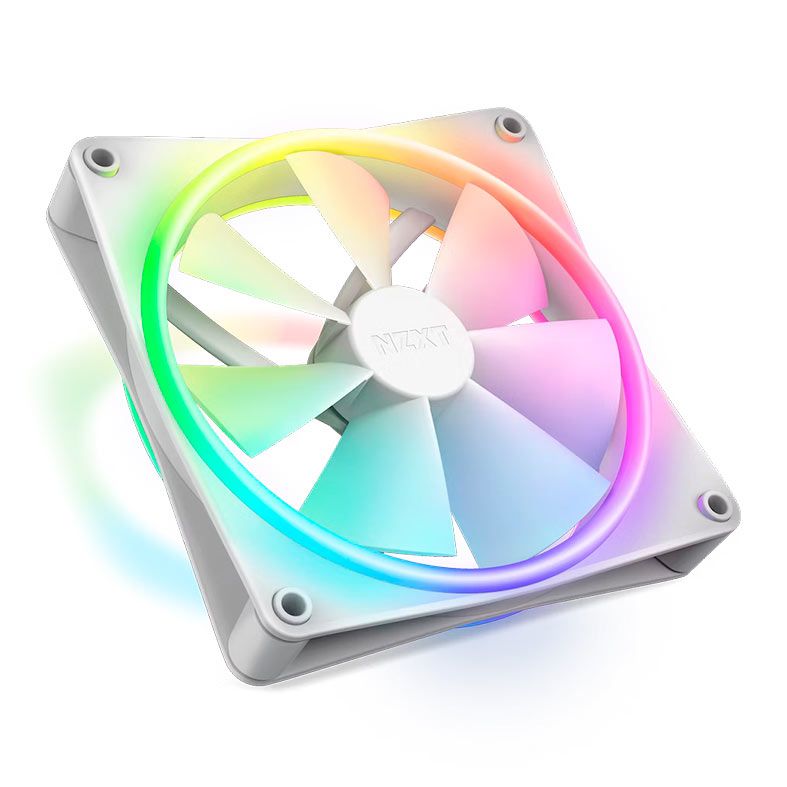 Ventoinha NZXT F140RGB DUO, 140mm, Branco, RF-D14SF-W1