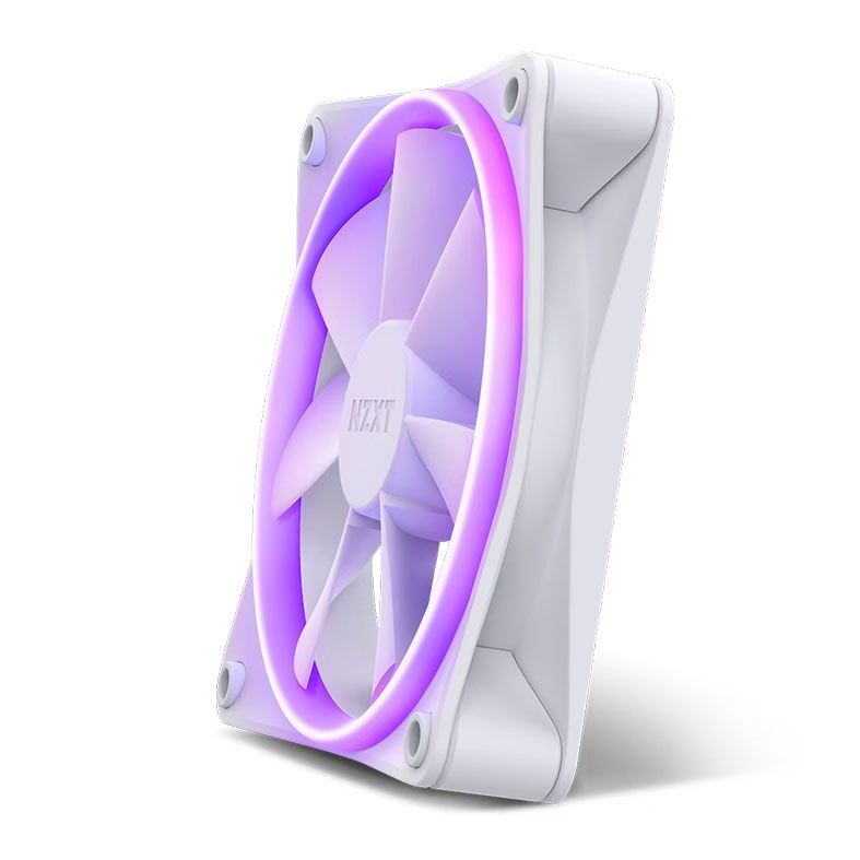 Ventoinha NZXT F120 RGB, 120mm, Branca, RF-R12SF-W1