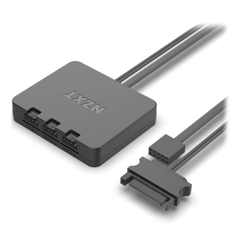 Kit Ventoinhas NZXT F120 RGB, 3x120mm, Preto, RF-R12TF-B1