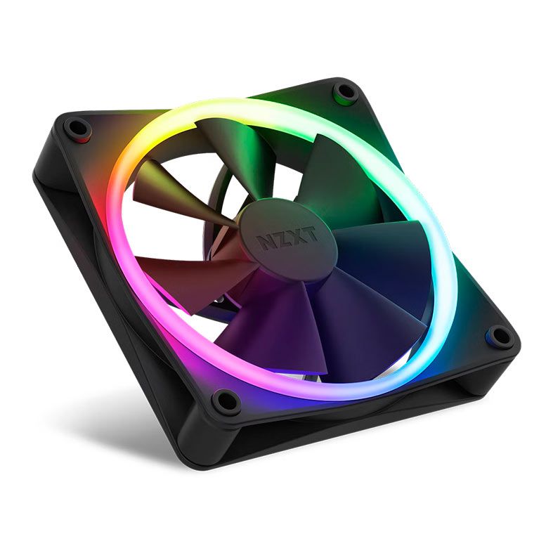 Kit Ventoinhas NZXT F120 RGB, 3x120mm, Preto, RF-R12TF-B1