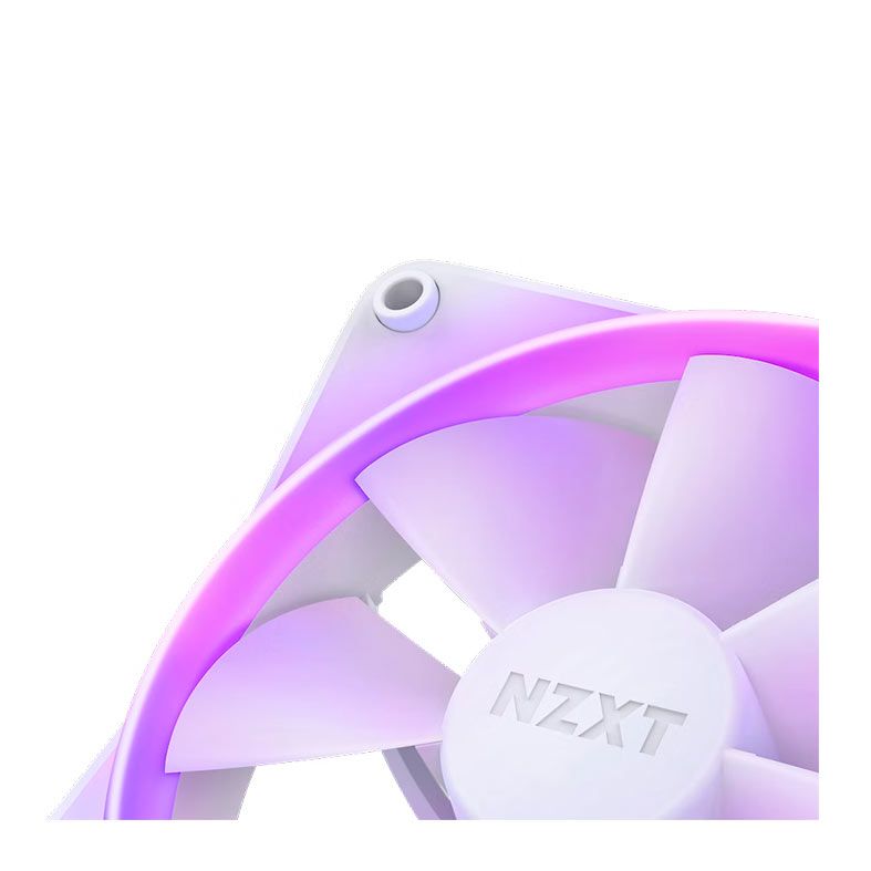 Kit Ventoinhas NZXT F120 RGB, 3x120mm, Branco, RF-R12TF-W1
