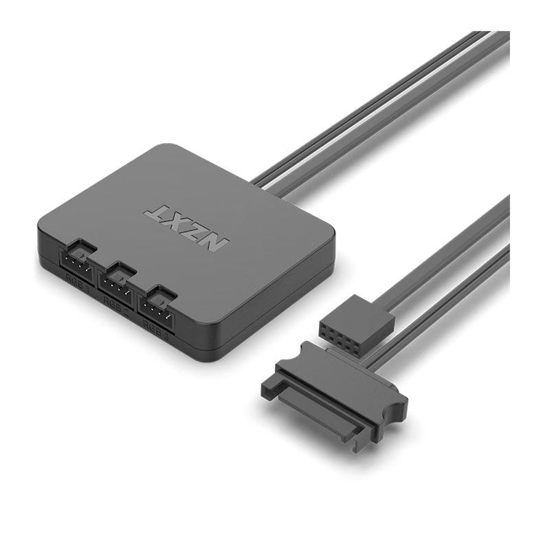 Kit Ventoinhas NZXT F120 RGB, 3x120mm, Branco, RF-R12TF-W1