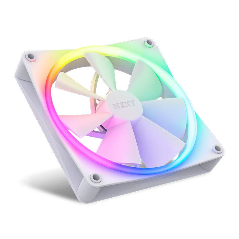 Kit Ventoinhas NZXT F140 RGB, 2x140mm, Branco, RF-R14DF-W1