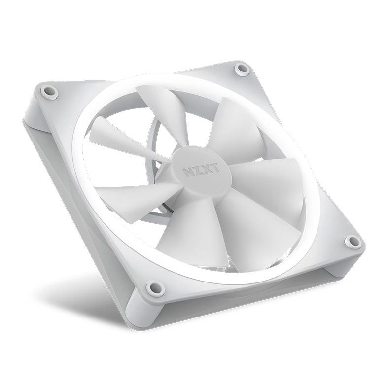 Ventoinha NZXT F140 RGB, 140mm, Branca, RF-R14SF-W1