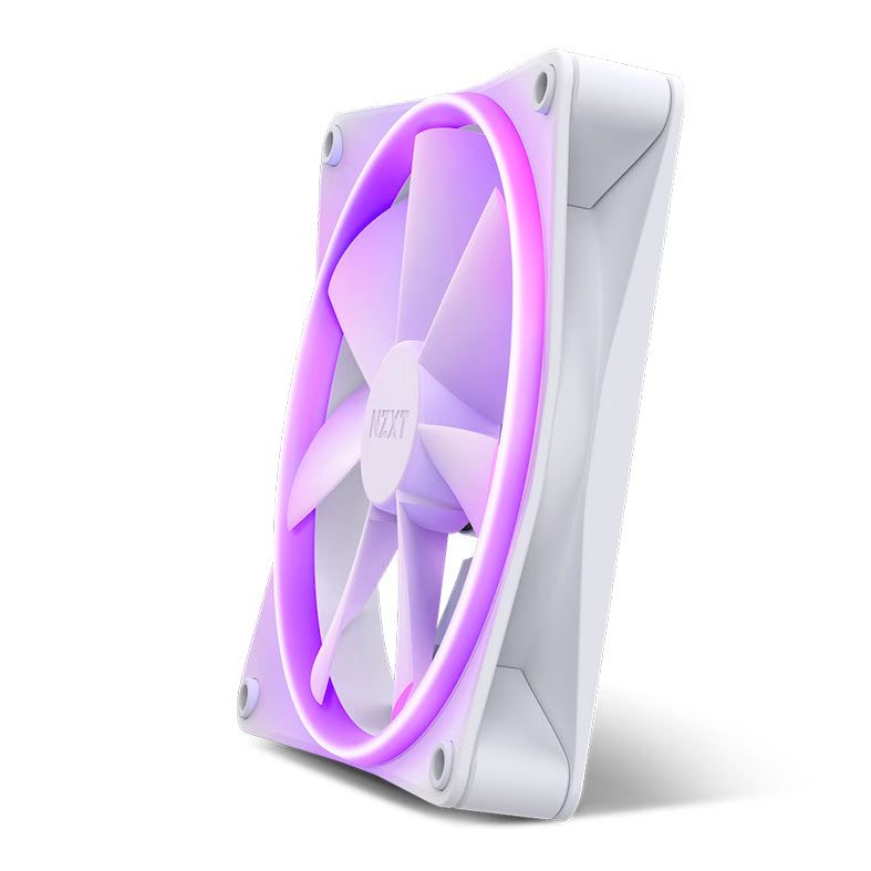 Ventoinha NZXT F140 RGB, 140mm, Branca, RF-R14SF-W1