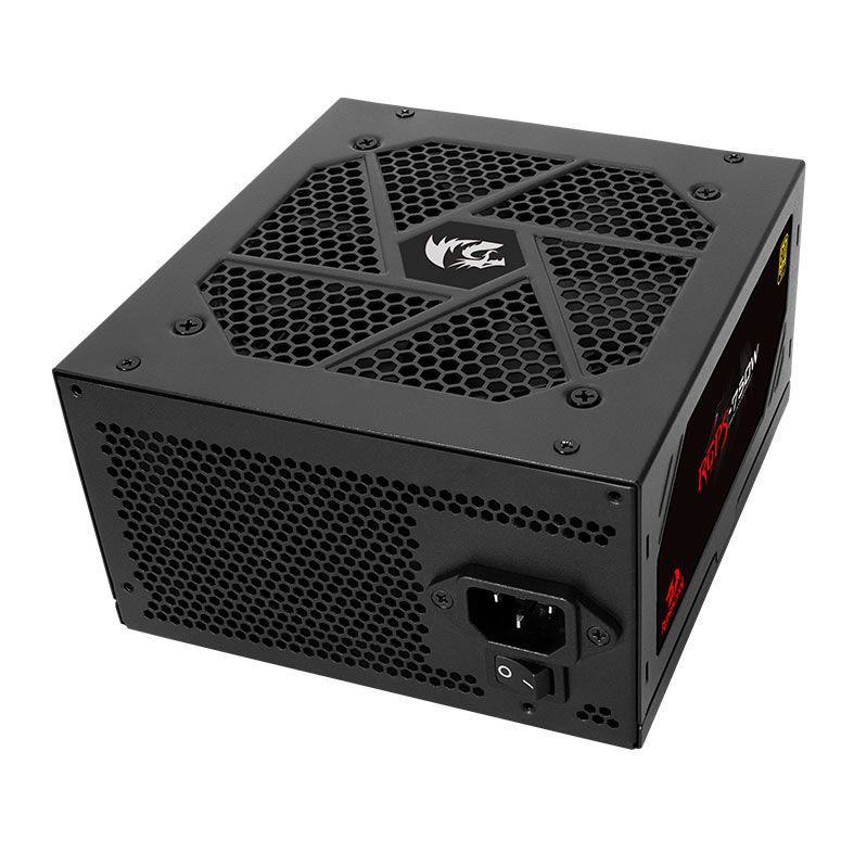 Fonte Redragon RGPS-750W, Full-Modular, 80 Plus Gold, Preto, RGPS-750W