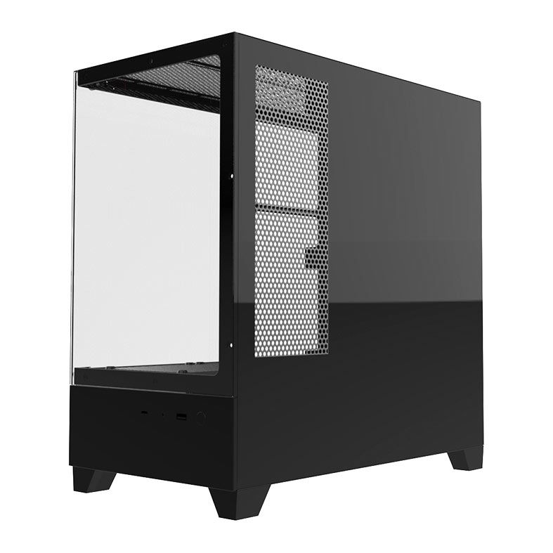 Gabinete Gamer Alseye Rider, Mid-Tower, Lateral de Vidro, Preto, RIDER-B