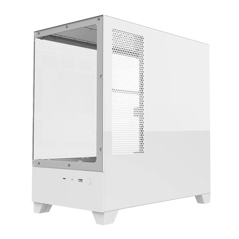 Gabinete Gamer Alseye Rider, Mid-Tower, Lateral de Vidro, Branco, RIDER-W