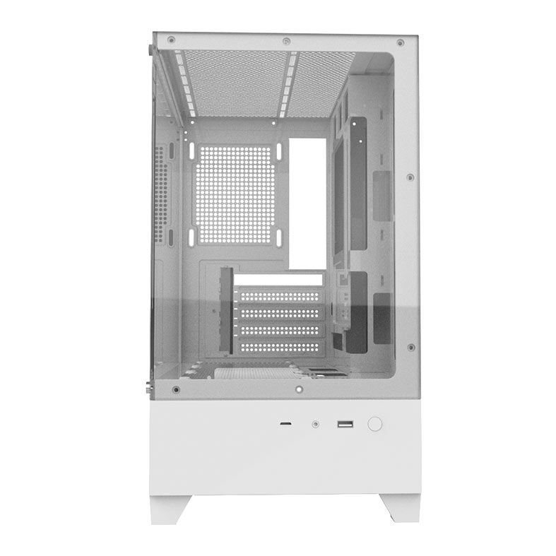 Gabinete Gamer Alseye Rider, Mid-Tower, Lateral de Vidro, Branco, RIDER-W
