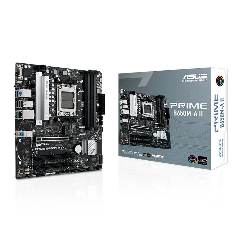 Placa Mae Asus Prime B650M-A II, DDR5, Socket AM5, Chipset AMD B650, PRIME-B650M-A-II