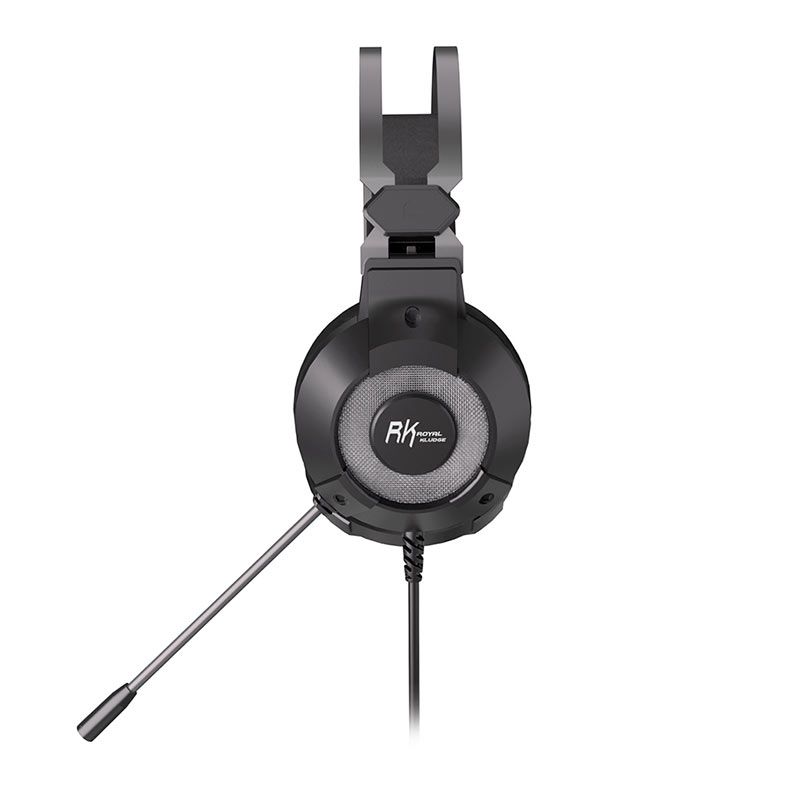 Headset Gamer Royal Kludge E9000, Drivers 50mm, Preto, RK-E9000-BK