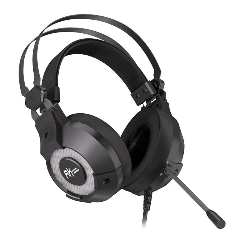 Headset Gamer Royal Kludge E9000, Drivers 50mm, Preto, RK-E9000-BK
