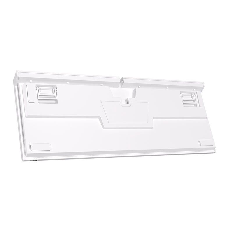 Teclado Mecanico Gamer Royal Kludge R87, RGB, ABNT2, Switch Red, Branco, RKR87-WHIT-H-POR