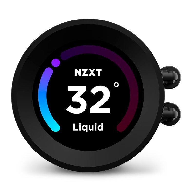 Water Cooler NZXT Kraken Elite 240, Display LCD, 240mm, Preto, RL-KN24E-B1
