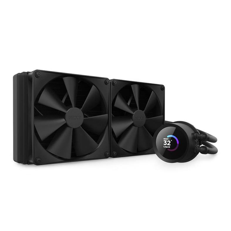 Water Cooler NZXT Kraken 280, Display LCD, 280mm, Preto, RL-KN280-B1  