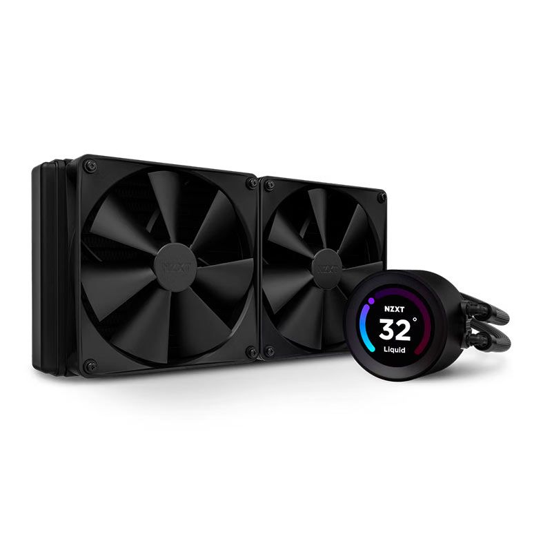 Water Cooler NZXT Kraken Elite 280, Display LCD, 280mm, Preto, RL-KN28E-B1