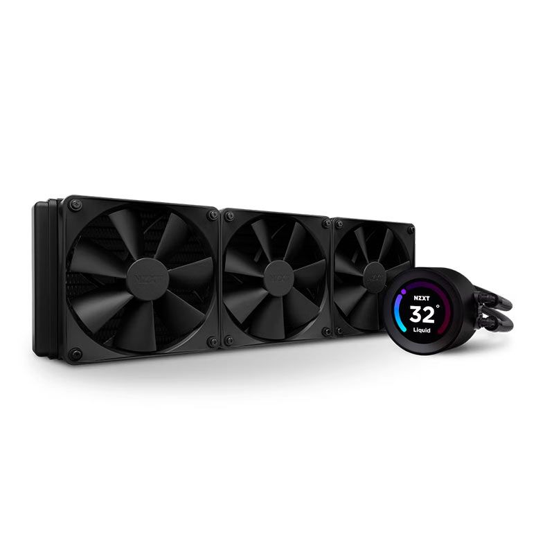 Water Cooler NZXT Kraken Elite 360, Display LCD, 360mm, Preto, RL-KN36E-B1