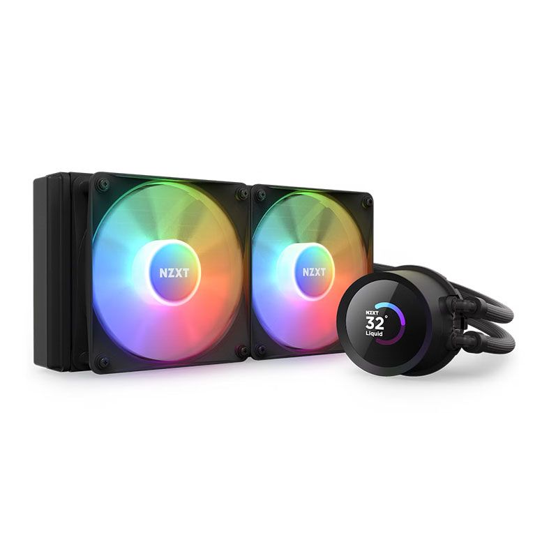 Water Cooler NZXT Kraken 240 RGB, Display LCD, 240mm, Preto, RL-KR240-B1