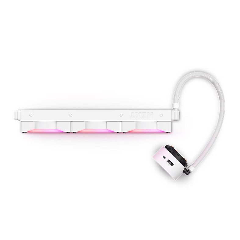 Water Cooler NZXT Kraken Z73 RGB, Display LCD, 360mm, Branco, RL-KRZ73-RW