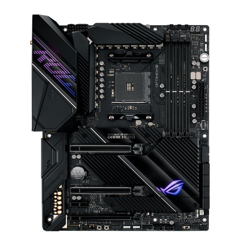 Placa Mae Asus ROG Crosshair VIII Dark Hero, DDR4, ATX, Chipset AMD X570, ROG CROSSHAIR VIII DARK HERO
