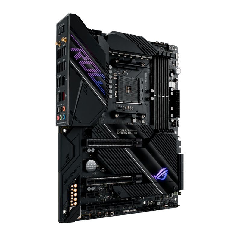Placa Mae Asus ROG Crosshair VIII Dark Hero, DDR4, ATX, Chipset AMD X570, ROG CROSSHAIR VIII DARK HERO