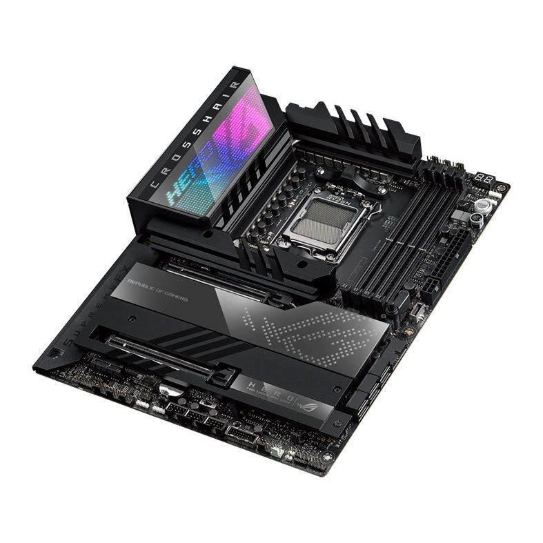 Placa Mae Asus ROG Crosshair X670E Hero, DDR5, Socket AM5, E-ATX, Chipset AMD X670, ROG-CROSSHAIR-X670E-HERO