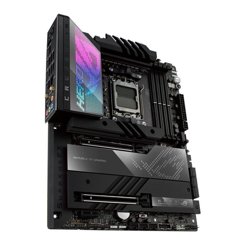 Placa Mae Asus ROG Crosshair X670E Hero, DDR5, Socket AM5, E-ATX, Chipset AMD X670, ROG-CROSSHAIR-X670E-HERO