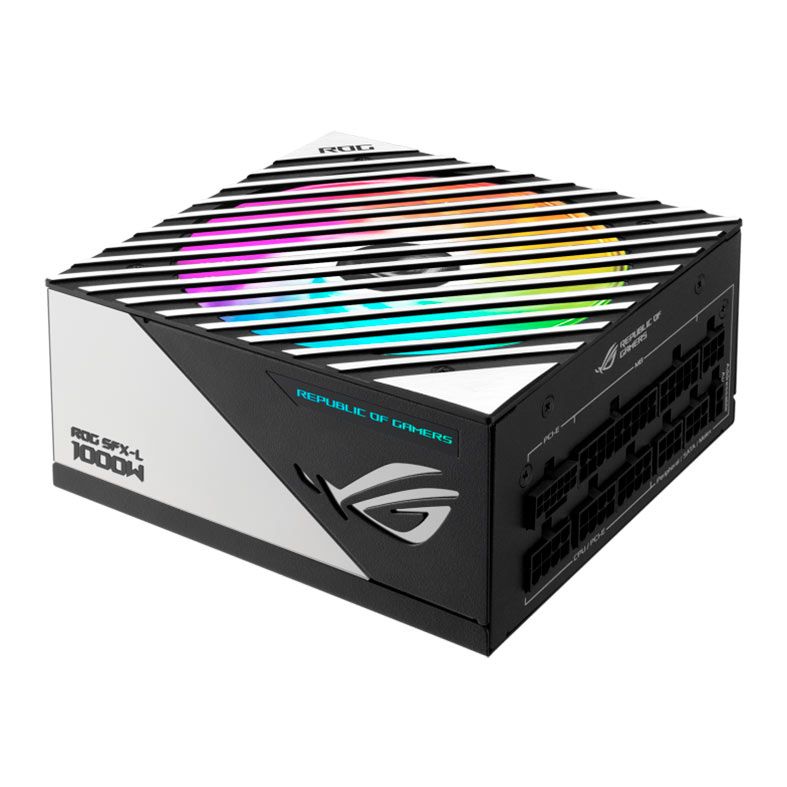 Fonte Asus ROG LOKI SFX-L, 1000W, RGB, Full Modular, 80 Plus Platinum, Preto, ROG-LOKI-1000P-SFX-L-GAMING