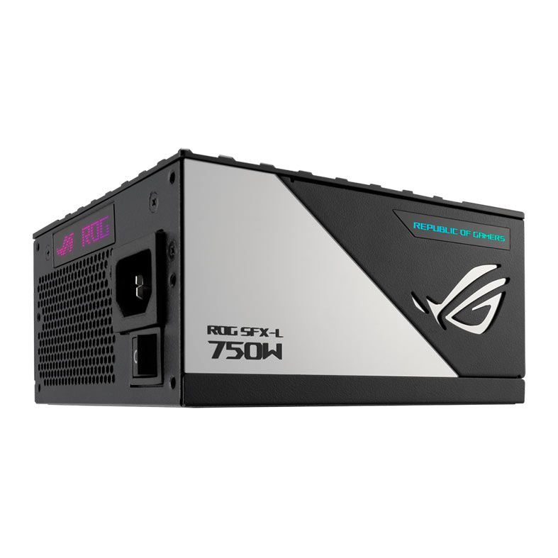 Fonte Asus ROG LOKI SFX-L, 750W, RGB, Full Modular, 80 Plus Platinum, Preto, ROG-LOKI-750P-SFX-L-GAMING