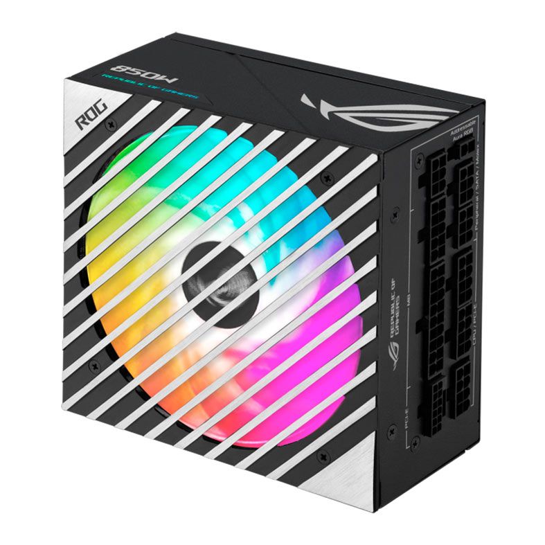 Fonte Asus ROG LOKI SFX-L, 850W, RGB, Full Modular, 80 Plus Platinum, Preto, ROG-LOKI-850P-SFX-L-GAMING