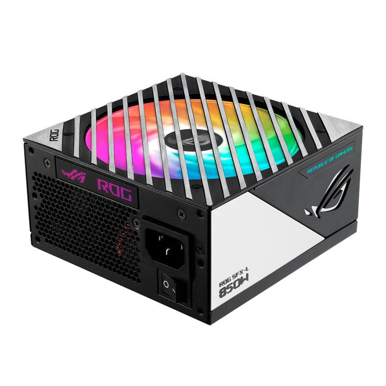 Fonte Asus ROG LOKI SFX-L, 850W, RGB, Full Modular, 80 Plus Platinum, Preto, ROG-LOKI-850P-SFX-L-GAMING