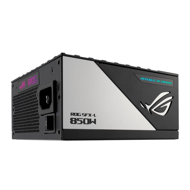 Fonte Asus ROG LOKI SFX-L, 850W, RGB, Full Modular, 80 Plus Platinum, Preto, ROG-LOKI-850P-SFX-L-GAMING
