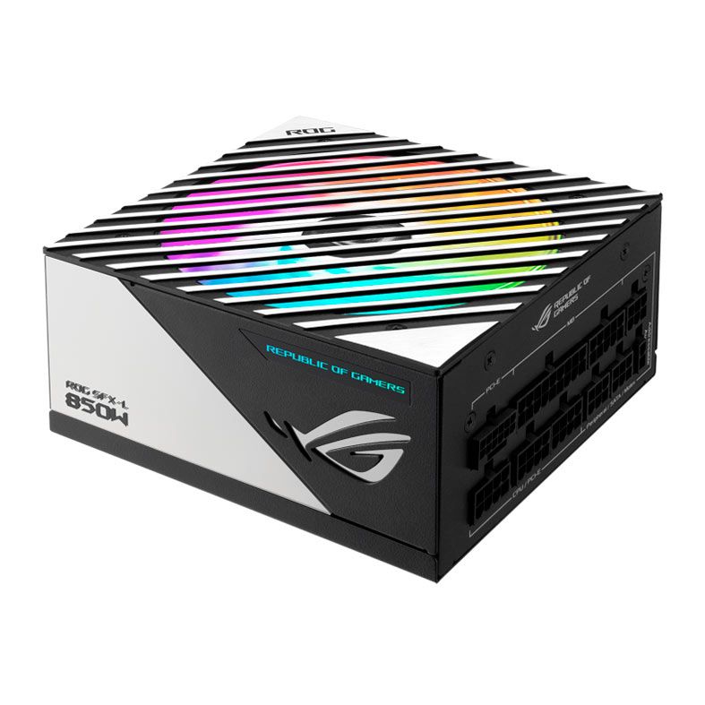 Fonte Asus ROG LOKI SFX-L, 850W, RGB, Full Modular, 80 Plus Platinum, Preto, ROG-LOKI-850P-SFX-L-GAMING