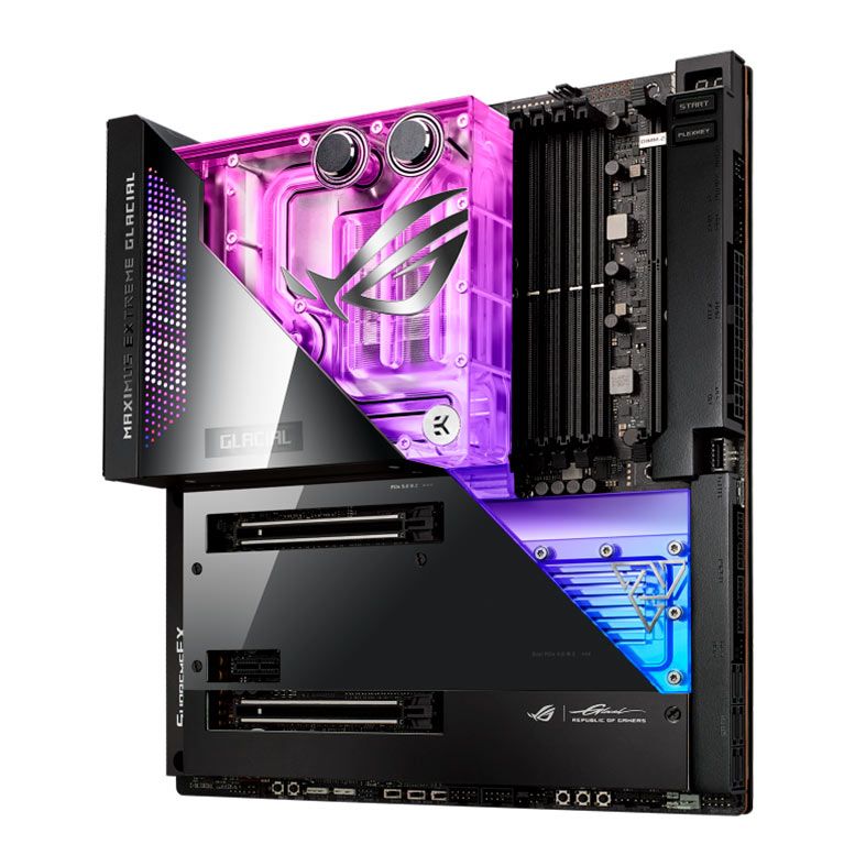 Placa Mae Asus Rog Maximus Z690 Extreme Glacial, DDR5, Socket LGA 1700, E-ATX, Chipset Intel Z690, ROG MAXIMUS Z690 EXTREME GLACIAL