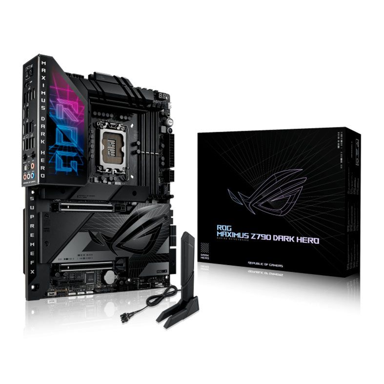 Placa Mae Asus Rog Maximus Z790 Dark Hero, DDR5, LGA 1700, ATX, Chipset Intel Z790, ROG-MAXIMUS-Z790-DARK-HERO