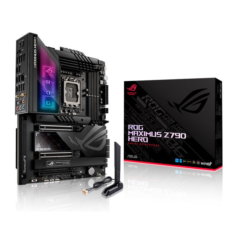 Placa Mae Asus Rog Maximus Z790 Hero, DDR5, Socket LGA 1700, Chipset Intel Z790, ROG-MAXIMUS-Z790-HERO
