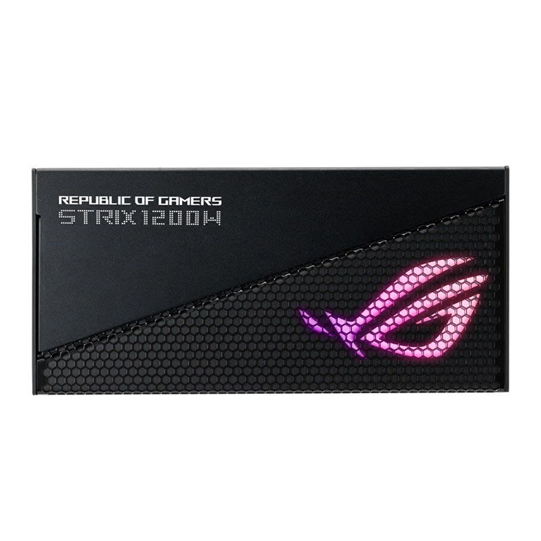 Fonte Asus ROG STRIX Aura Edition, 1200W, RGB, Full Modular, 80 Plus Gold, Preto, ROG-STRIX-1200G-AURA-GAMING