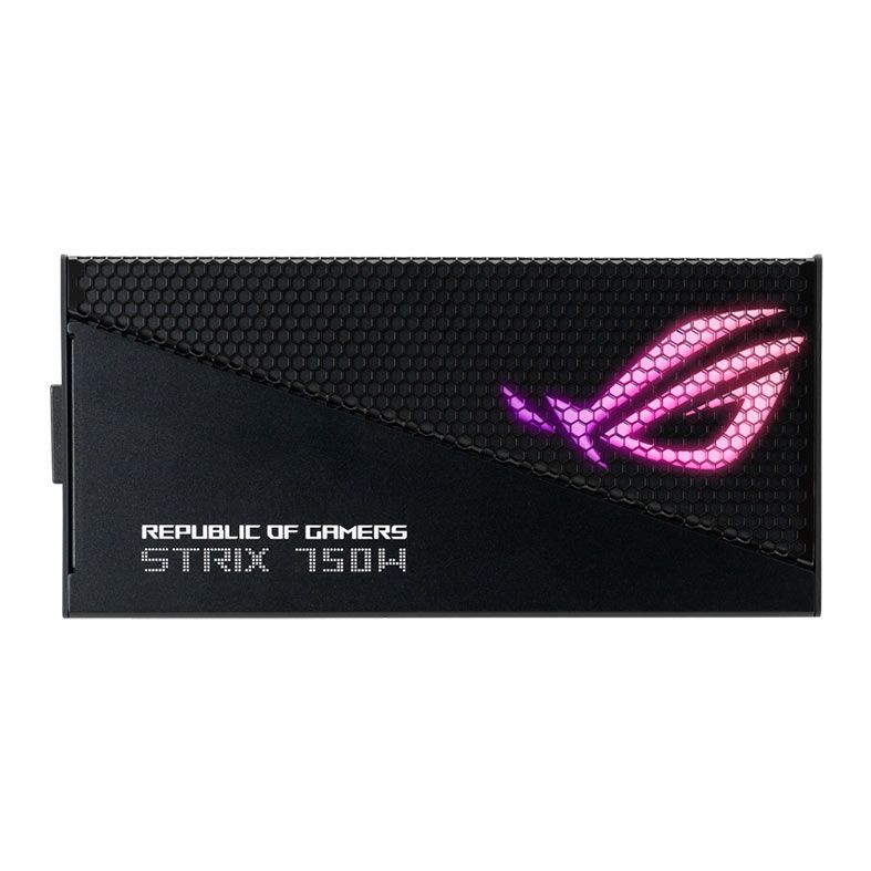 Fonte Asus ROG STRIX Aura Edition, 750W, RGB, Full Modular, 80 Plus Gold, Preto, ROG-STRIX-750G-AURA-GAMING
